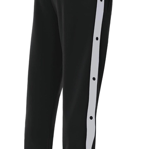 BALEAF Men's Tear Away Basketball Pants Active Sweatpants Pockets Black unisex - Picture 3 of 6
